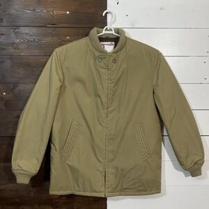 Vintage McGregor‎ Ram Jet Khaki Lined Bomber Jacket Size 42 Long